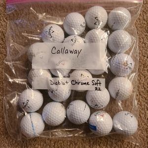 22 Callaway Golf Balls